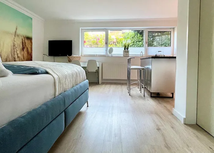 Fewo Studio \'Ein Bett Im Kornfeld\', Kueche, 30Qm, Souterrain
