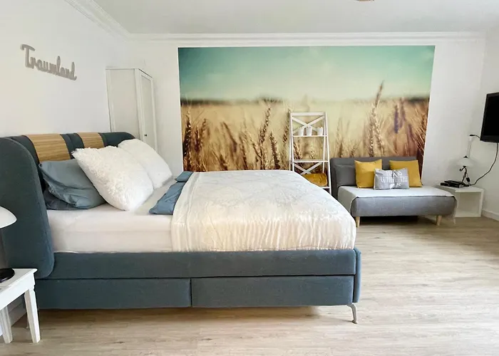 Fewo Studio \'Ein Bett Im Kornfeld\', Kueche, 30Qm, Souterrain