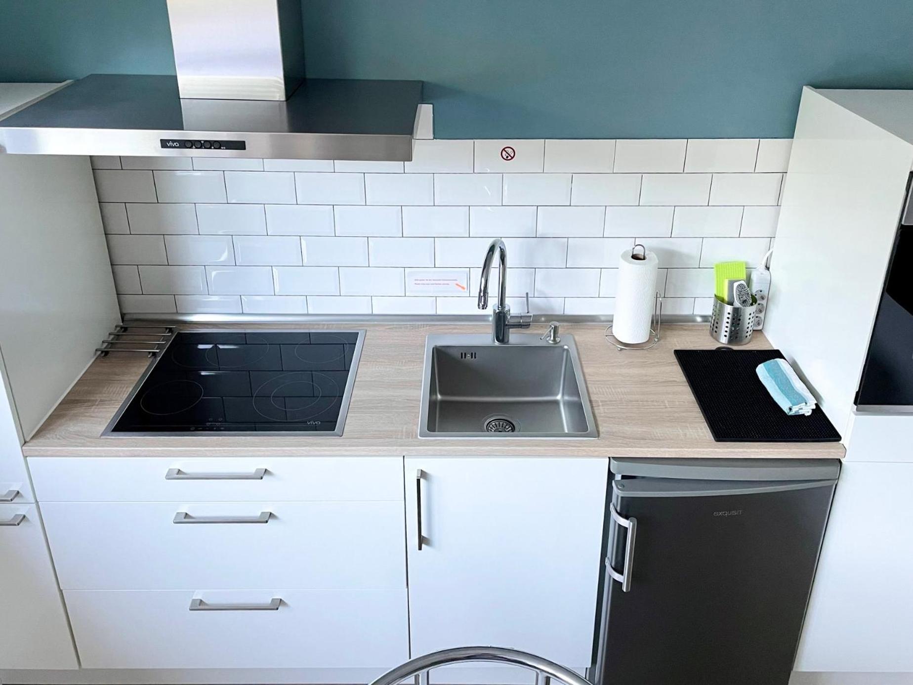 'ein Bett Im Kornfeld', Kueche, 30qm, Souterrain Apartment Welver